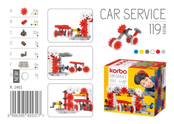 Konstruktorius Korbo Car Service 119 - Image 2